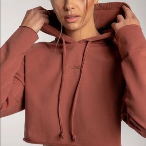 MESHKI EDEN Cropped Loopback Hoodie
